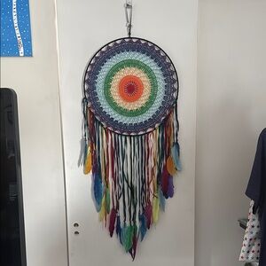 BRAND NEW Colorful Dreamcatcher with Feathers